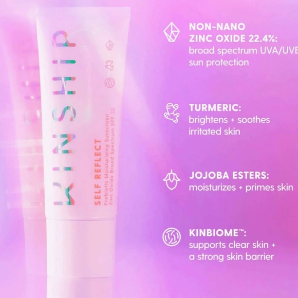 Kinship Self Reflect SPF 32 Probiotic Moisturizing Sunscreen 3.5oz - Picture 6 of 11
